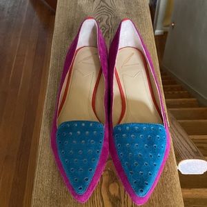 Brian Atwood Multicolor Flats